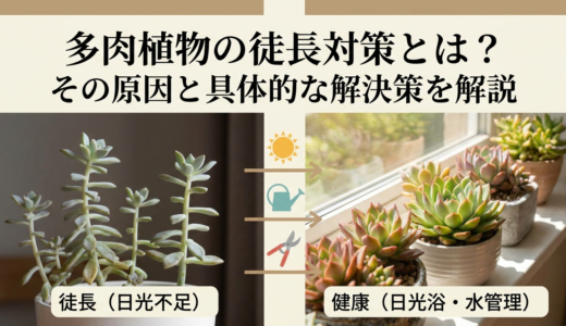 多肉植物の徒長対策とは？その原因と具体的な解決策を解説