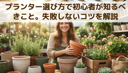 プランター選び方で初心者が知るべきこと。失敗しないコツを解説