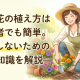 庭の花の植え方は初心者でも簡単。失敗しないための基礎知識を解説