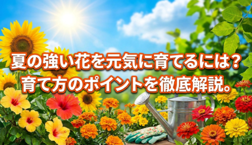 夏の強い花を元気に育てるには？育て方のポイントを徹底解説。