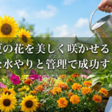 夏の花を美しく咲かせる！適切な水やりと管理で成功する方法