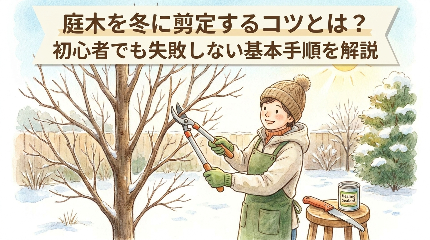 庭木を冬に剪定するコツとは？初心者でも失敗しない基本手順を解説