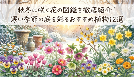 秋冬に咲く花の図鑑を徹底紹介！寒い季節の庭を彩るおすすめ植物12選